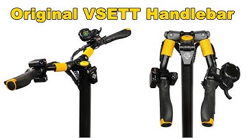 Original Ergonomic Foldable Handlebar for VSETT 9+ 10+, ZERO 10X, Speedual Electric Scooter