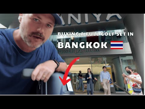 Buying a Golf club set at the Bangkok Golf Mall (Thaniya Plaza)