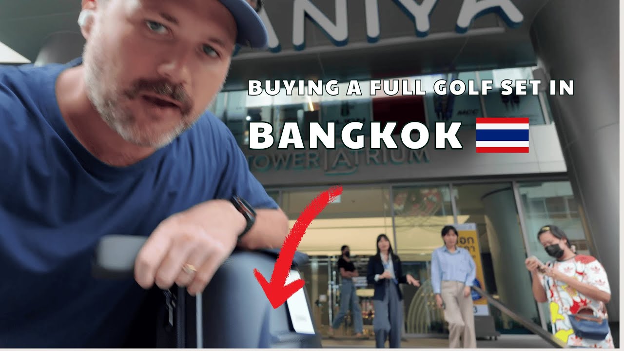 Покупка набора клюшек для гольфа в Bangkok Golf Mall (Thaniya Plaza)