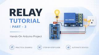 Relay Module Tutorial for Beginners | Part-3 | Control High Voltage Devices with Microcontrollers