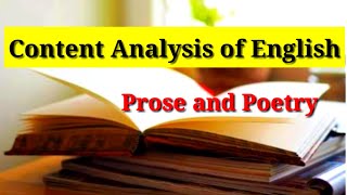 Information Content Analysis of English # CT//D.El.Ed.Course Guide