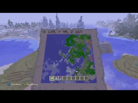 Minecraft Xbox 360 Ps3 Tu34 Seed Ocean Monument Biomes Youtube