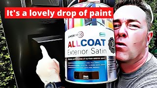 Best Satin paint  Zinsser all coat exterior  QT5 HVLP Spraying