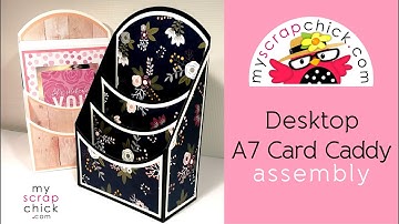 Desktop A7 Card Caddy SVG Assembly Tutorial