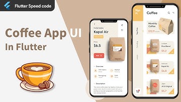 Coffee App in Flutter | Flutter UI | Speed Code