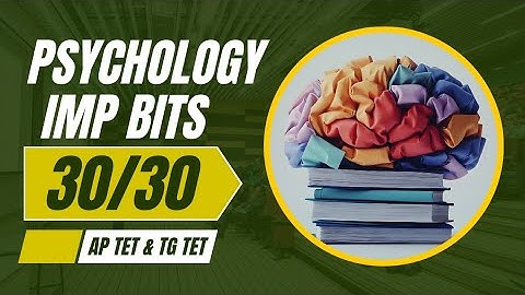 Ap Tet Psychology Imp Bits 2026 Live Exam | TG Tet Psychology Imp Bits 2026 | Model Papers Live Exam