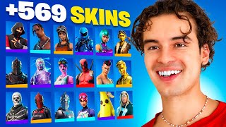 TODAS MIS SKINS DE FORTNITE (+$10,000 USD) *exclusivas*