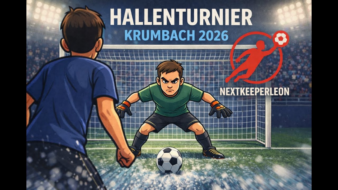 SC Hochwolkersdorf 🟡⚫ | Hallenturnier Krumbach 2026 🔥 Torwart-Action | NextKeeperLeon #football