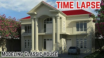 Revit Complete Project #17 | Modeling Classic House (Timelapse)