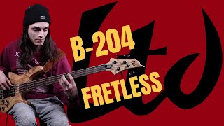 ESP LTD B-204 Fretless! | The Ultimate Affordable Fretless Bass | Quick Demo |