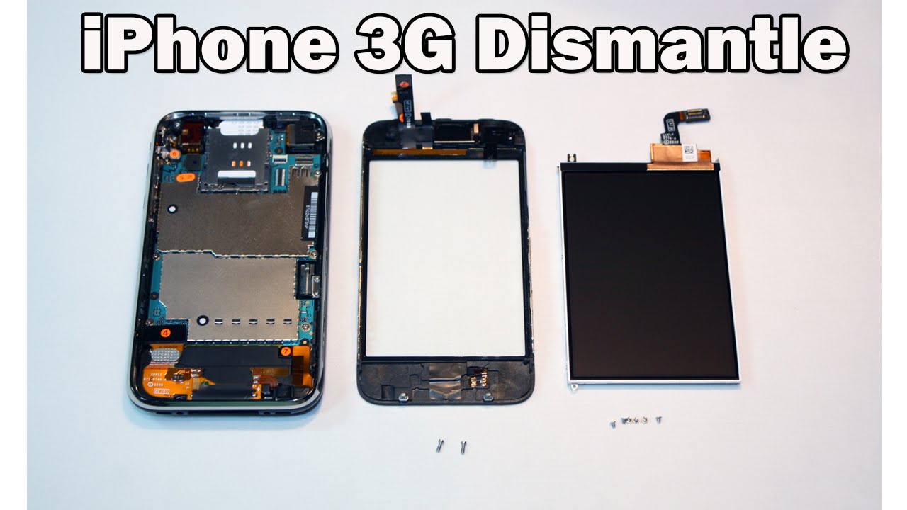 iPhone 3G Dismantling - YouTube