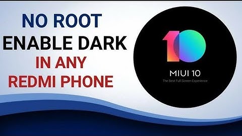 Enable Dark Mode in any Xiaomi MIUI Phone | Miui 11 | Miui theme | without root