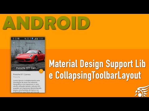 Design Support Library e CollapsingToolbarLayout, Material Design Android - Parte 11