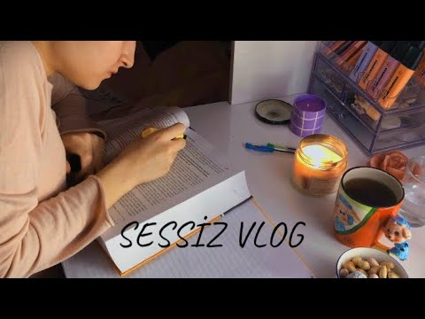 SESSİZ VLOG | Verimli Bir Gün✍🏻