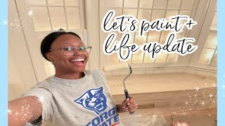 LET&#39;S CHAT &amp; PAINT WITH ME!!! | office &amp; real life update :)