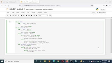 Python Program to Display the Nodes of a Linked List in Reverse without using Recursion