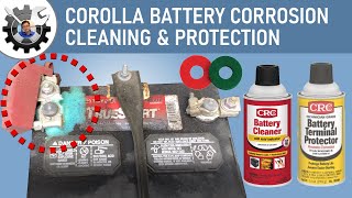 Battery Post & Terminal Corrosion Cleaning on Corolla