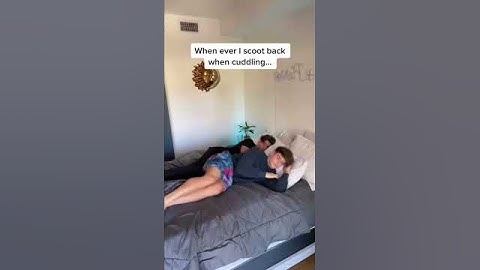 When ever I scoot back when cuddling 🥄 #shorts | Nicky and Pierre #NiPi