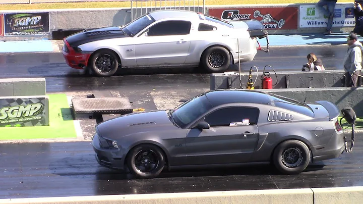 Turbo Mustang Breaking Into The 7s With a 6r80 Trans @ Mod Nats 2021!