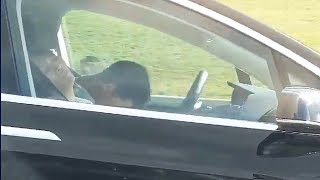Autopilot horror or hoax? Video appears to show Tesla driver asleep at the wheel at 60mph