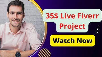 Fiverr live project $35 || How to Find projects Online || Fiverr Live Job || First job in Fiverr