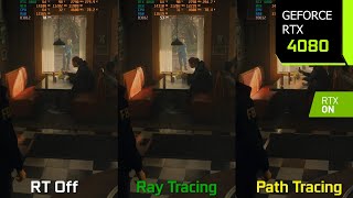 Alan Wake 2 - Ray Tracing vs Path Tracing On vs Off Comparison | RTX 4080 4K DLSS 3.5