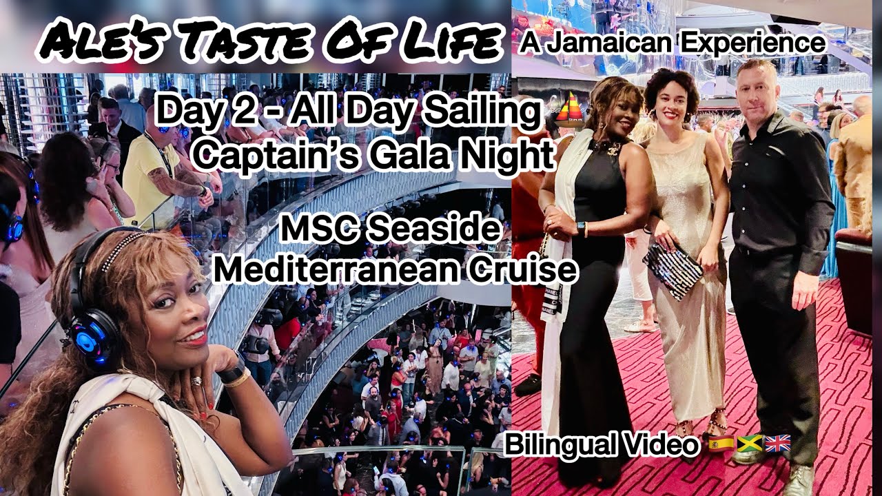 Day 2 Captain Gala Aboard MSC Seaside Cruise #travel #alestasteoflife #cruise #viaje #jamaicanvlog