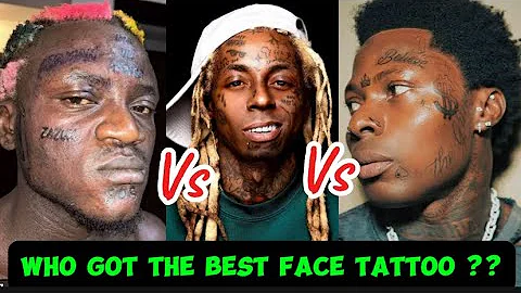 Portable Blast Asake Over Face Tattoo and Compare His Tattoo to Lil Wayne Tattoo