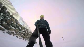 2015-02-25 - Ischgl - Commuting to the first off-piste drop-in of the day
