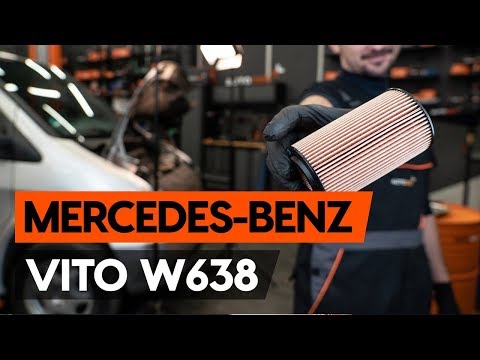 Как заменить моторное масло и масляный фильтр на MERCEDES-BENZ VITO 1 (W638) [ВИДЕОУРОК AUTODOC]
