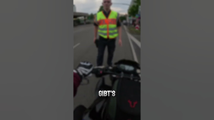 Ein knackiges Gespräch mit der Polizei #motorrad #fahren #motovlog #motovlogger