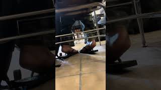 candid ebony feet in sandals (class edition)