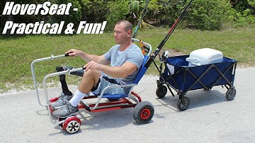 HoverSeat Hoverboard Attachment with Manual Handle Operation