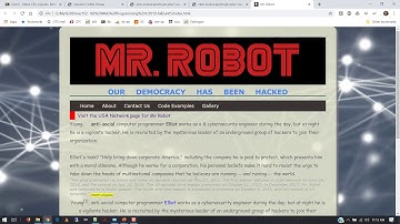Web 1 - Chapter 7 Lecture / Demo - Fall 2019