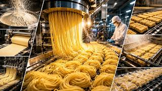 Inside a Modern Noodle Factory: How Noodles Are Made | Full Manufacturing Process