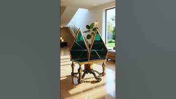 Glass Table Transforms from Round to Square | Sleek Convertible Furniture Design