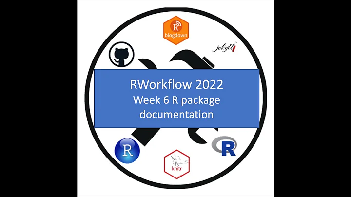 R+Git Workflow 2022: Week 6 Document and Share your R Package with GitHub