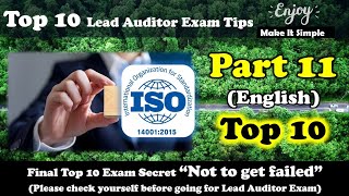 Iso 14001 Ems Lead Auditor Certification Part - 11 Top 10 Secret Not To Get Fail In Final Exam