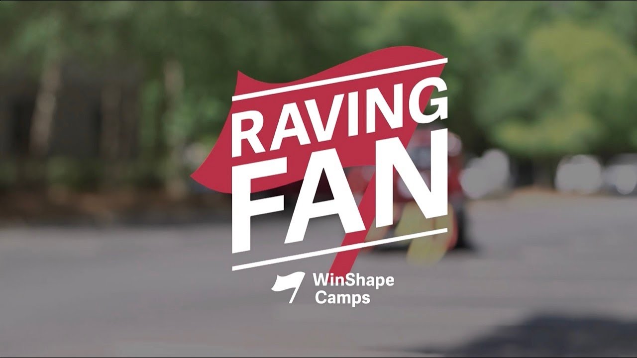 Building Raving Fans Logo Raving Fan Parking Lot | WinShape Camps - YouTube