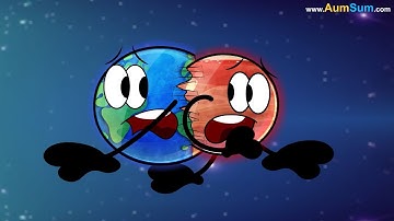 What if Earth and Mars Collided? + 1 more video | #aumsum #space #kids #children