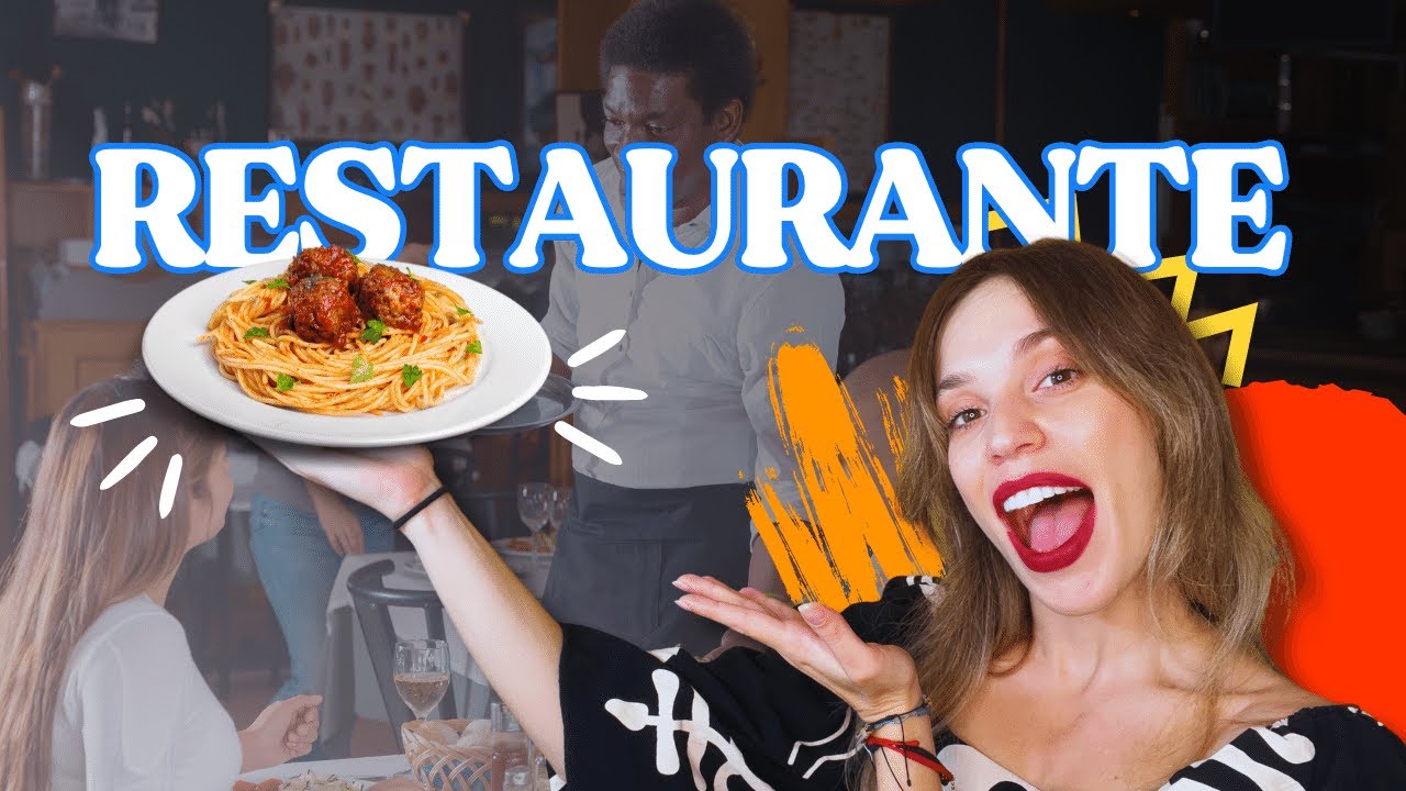 ¿Cómo pedir comida en un restaurante EN ESPAÑOL? (Ordering food in Spanish) | Español con María