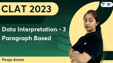 Data Interpretation level - III | Paragraph Based | Pooja Aman | Unacademy Law