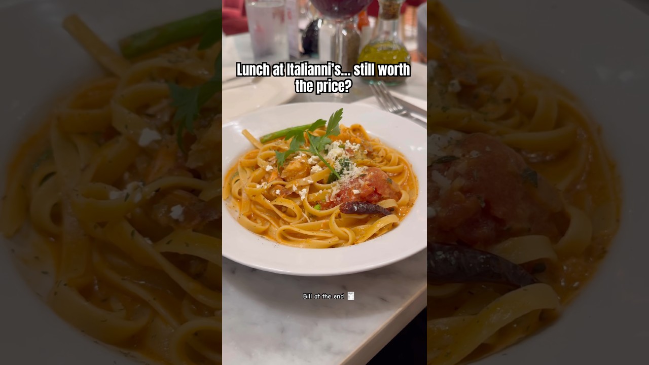Is Italianni’s Still Worth It? (Full Meal + Bill Reveal) 💸🍝 