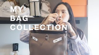 【เปิดกรุกระเป๋า】🧳กระเป๋าทั้งหมดที่มี Hermes, Chanel, Prada, Dior, กระเป๋าผ้า