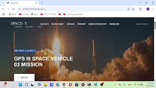 SpaceX Landing Page HTML CSS JavaScript