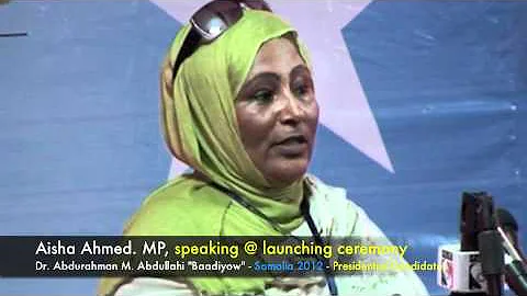 Aisha Abdalla @ Launching Ceremony