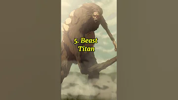 All 9 Titans Ranked In Attack On Titan Aot Erenyeager Reinerbraun 