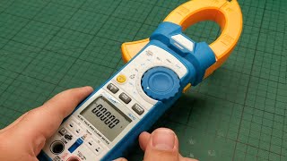 PeakTech P 1670 TrueRMS Clamp Meter 1000A AC/DC with Bluetooth - review and quick test screenshot 2