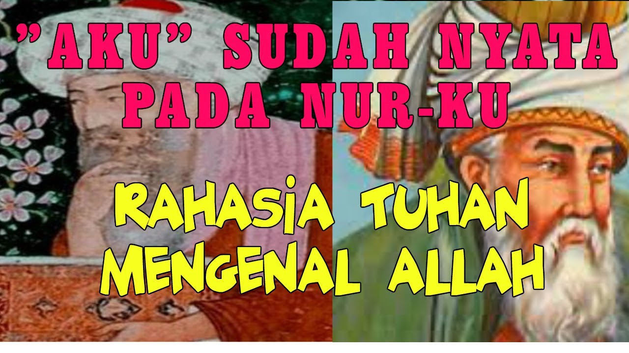 TUBUH INI SUCI KARENA DARI NUR MUHAMMAD DAN NUR MUHAMMAD DARI NUR ALLAH ILMU RAHASIA DIRI MAKRIFAT