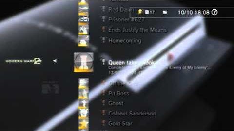 Modern Warfare 2 Platinum Trophy - [PS3]